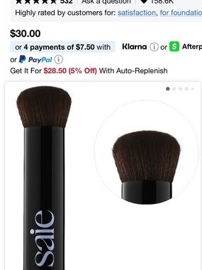 Saie Complexion brush.